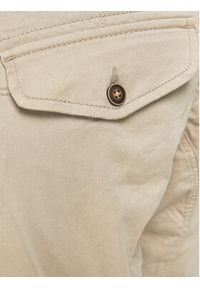 Jack & Jones Joggery Paul 12193754 Beżowy Slim Fit. Kolor: beżowy. Materiał: bawełna #7