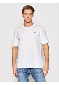 Hugo T-Shirt Dero222 50466158 Biały Regular Fit. Kolor: biały. Materiał: bawełna