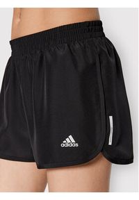 Adidas - adidas Szorty sportowe Runn FR8375 Czarny Regular Fit. Kolor: czarny. Materiał: syntetyk