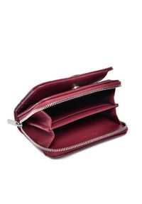 Calvin Klein Portfel Quilted Flap Zip Around LV04F1124G Różowy. Kolor: różowy. Materiał: skóra #2