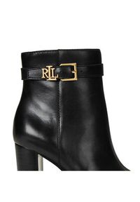 Lauren Ralph Lauren - LAUREN RALPH LAUREN Botki 802937808001 Czarny. Kolor: czarny. Materiał: skóra #4