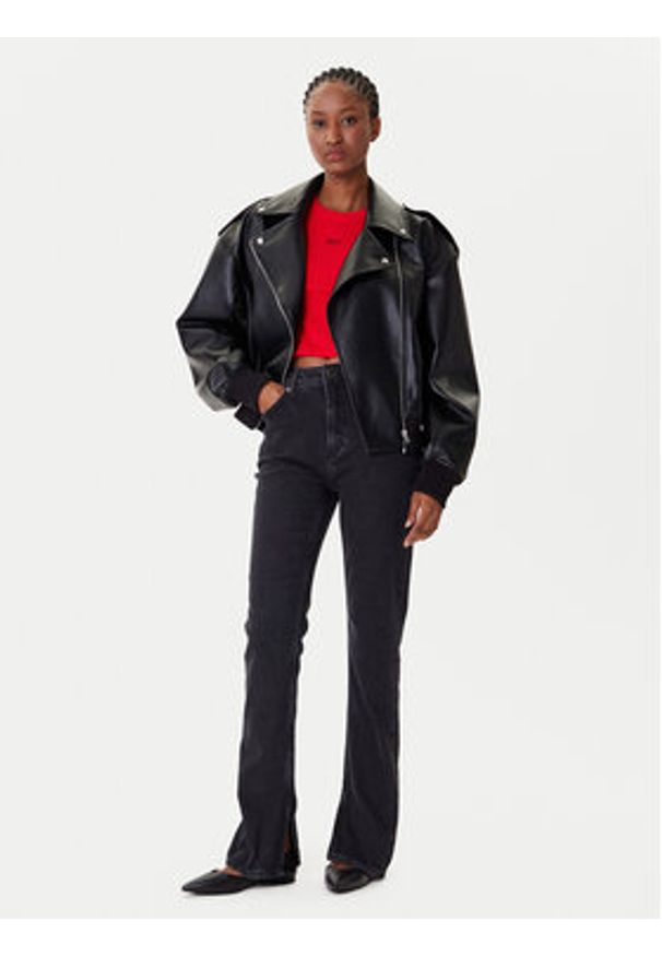 Hugo - HUGO Jeansy Gitria_1 50546503 Szary Slim Fit. Kolor: szary