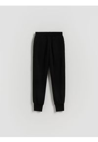 Reserved - Spodnie dresowe - czarny. Kolor: czarny. Materiał: dresówka #1