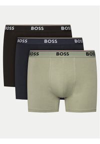 BOSS - Boss Komplet 3 par bokserek 50517828 Kolorowy. Materiał: bawełna. Wzór: kolorowy