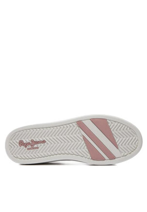 Pepe Jeans Sneakersy Dobbie Seal PLS00006 Biały. Kolor: biały. Materiał: materiał