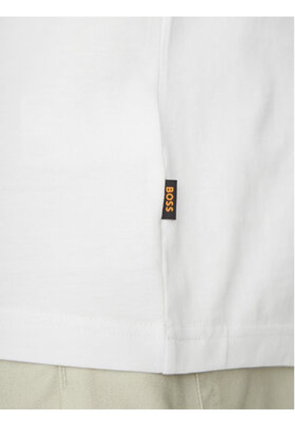 BOSS T-Shirt Te_Spiderbat 50534924 Biały Regular Fit. Kolor: biały. Materiał: bawełna