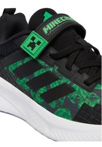 Adidas - adidas Sneakersy Minecraft Fortarun 4.0 JR1943 Czarny. Kolor: czarny. Materiał: materiał #2