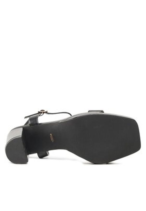 DeeZee Sandały KL-F3613-2 Czarny. Kolor: czarny. Materiał: skóra