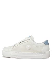 Rieker Sneakersy L8803-80 Biały. Kolor: biały