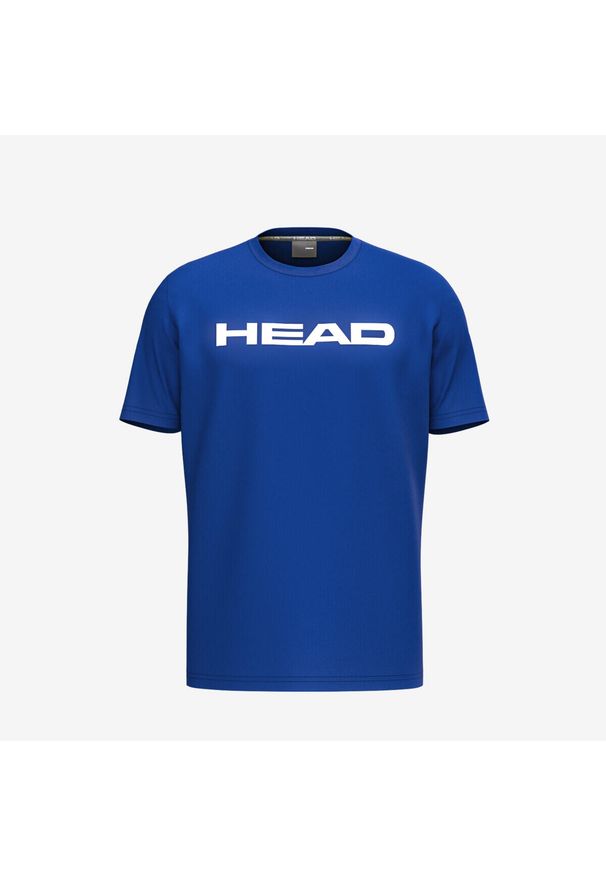 Head - Koszulka z krótkim rękawem męska CLUB BASIC. Kolor: niebieski. Materiał: jersey, materiał. Długość rękawa: krótki rękaw. Długość: krótkie