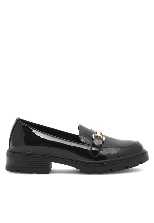 DeeZee Loafersy FLORENCE HY60116-3 Czarny. Kolor: czarny. Materiał: skóra