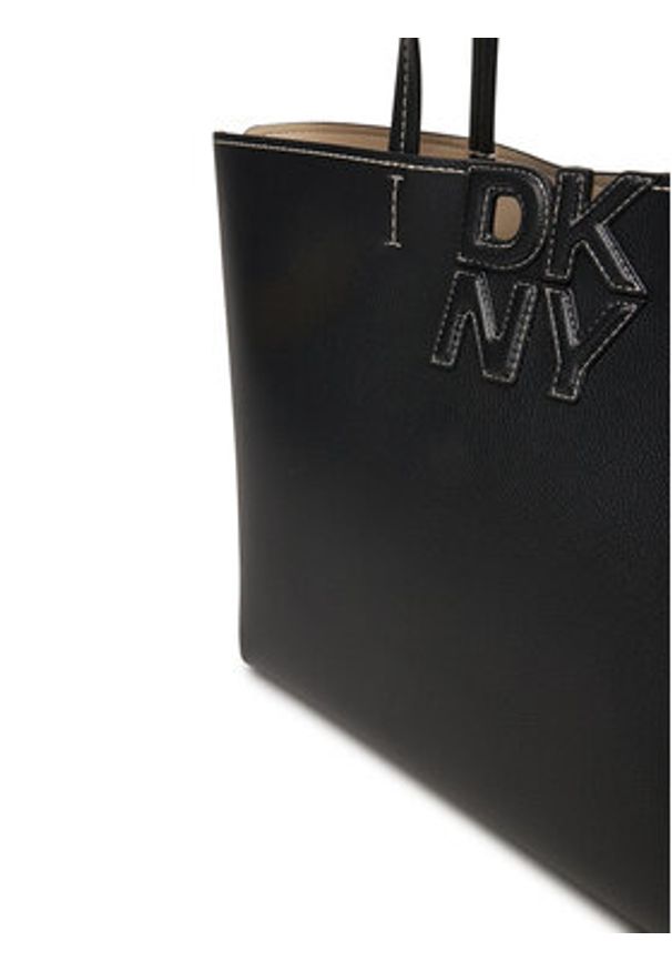 DKNY Torebka R51AAJ38 Czarny. Kolor: czarny. Materiał: skórzane