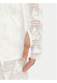 Adidas - adidas Bluzka Lace Bardot KE3458 Biały Slim Fit. Kolor: biały. Materiał: syntetyk #5