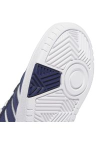 Adidas - Buty adidas Hoops 3.0 Mid IG3717 niebieskie. Okazja: na co dzień. Zapięcie: sznurówki. Kolor: niebieski. Materiał: syntetyk, materiał, guma. Szerokość cholewki: normalna