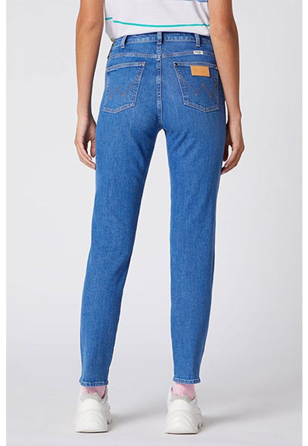Wrangler - WRANGLER RETRO SKINNY DAMSKIE SPODNIE JEANSOWE JEANSY MONTEGO BAY W253JQ11P 112127989. Styl: retro