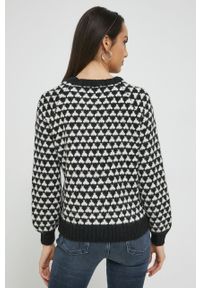 only - Only sweter damski kolor czarny ciepły. Kolor: czarny. Materiał: dzianina. Długość rękawa: raglanowy rękaw #5