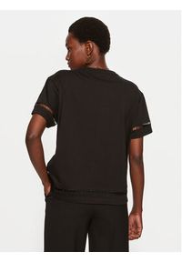TwinSet - TWINSET T-Shirt 242TP2501 Czarny Regular Fit. Kolor: czarny. Materiał: bawełna #4