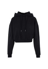 Urban Classics - Damska Bluza Z Kapturem O Wysokiej Gramaturze. Typ kołnierza: kaptur. Kolor: czarny #1