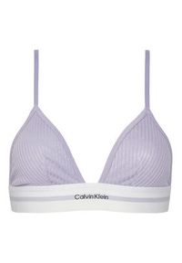 Calvin Klein Underwear Biustonosz braletka LV00QF8248 Fioletowy. Kolor: fioletowy. Materiał: bawełna #7
