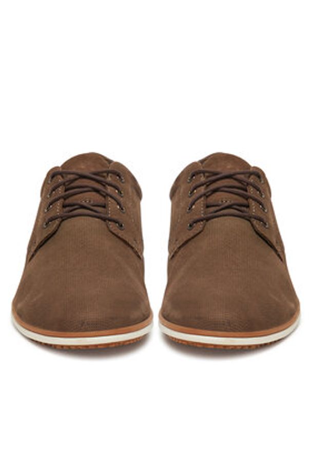 Lasocki Półbuty HENSON-29A MI25 Brązowy. Kolor: brązowy. Materiał: nubuk, skóra