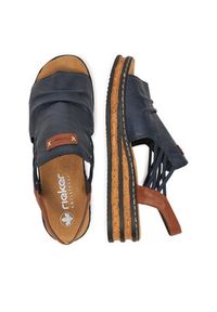 Rieker Sandały CEO-62962-14 Granatowy. Kolor: niebieski. Materiał: skóra #7