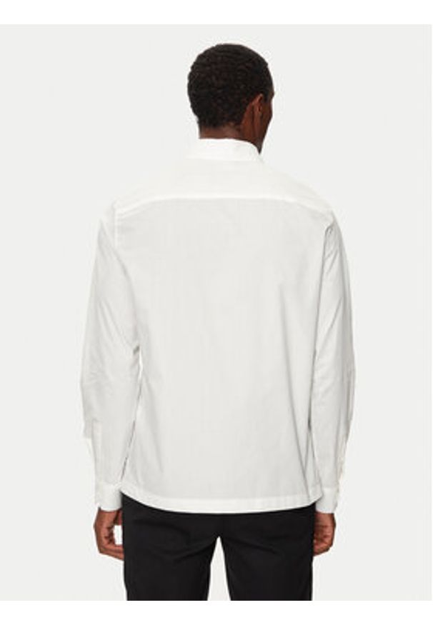 Armani Exchange Koszula 6DZC21 ZN2VZ 1116 Écru Slim Fit. Materiał: bawełna