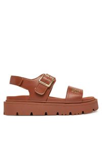 TOMMY HILFIGER - Sandały Tommy Hilfiger. Kolor: brązowy