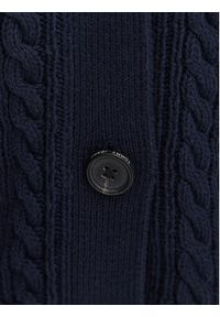 Tommy Jeans Kardigan DW0DW22934 Granatowy Regular Fit. Kolor: niebieski. Materiał: bawełna #2