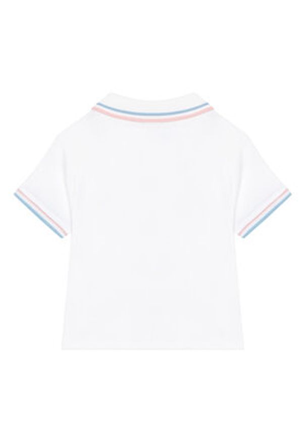 Juicy Couture Polo JCWCT225355 Biały Regular Fit. Typ kołnierza: polo. Kolor: biały