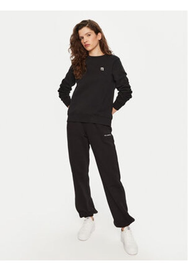 Karl Lagerfeld - KARL LAGERFELD Spodnie dresowe A1W10130 Czarny Relaxed Fit. Kolor: czarny. Materiał: bawełna