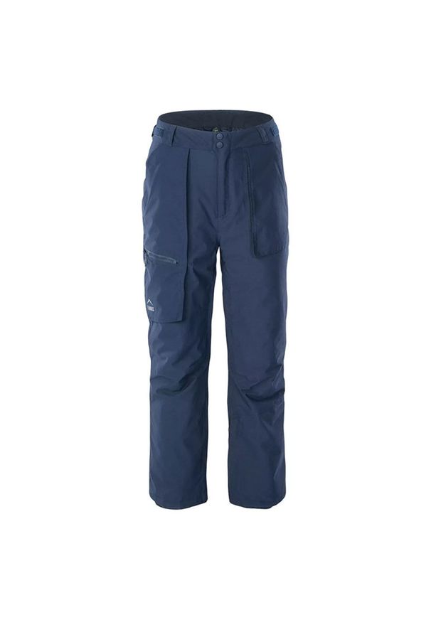 Spodnie narciarskie męskie Elbrus Olof - granatowe, Rozmiar L. Kolor: niebieski. Materiał: poliester. Sezon: zima. Sport: narciarstwo