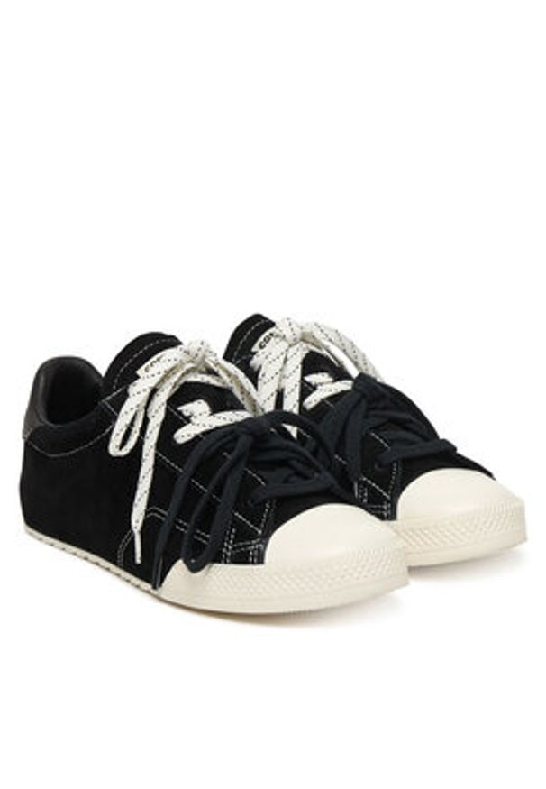 Converse Sneakersy Chuck Taylor Lo A16123C Czarny. Kolor: czarny. Materiał: zamsz, skóra