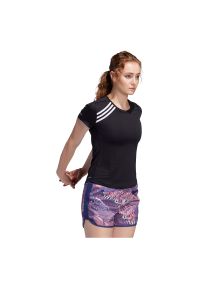 Adidas - Koszulka damska do biegania adidas 3-Stripes Run Tee FK1602. Materiał: materiał, poliester, skóra. Długość rękawa: krótki rękaw. Długość: krótkie. Sport: bieganie #2