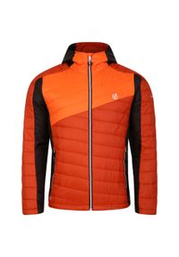 DARE 2B - Kurtka Turystyczna Męska Z Podpinką. Kolor: czerwony, wielokolorowy, pomarańczowy. Materiał: puch. Sport: turystyka piesza #1