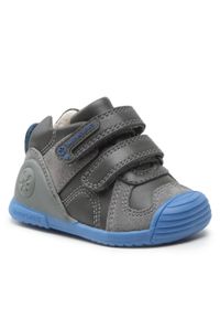 Sneakersy Biomecanics 221130-A-0 Antracita. Kolor: szary. Materiał: skóra