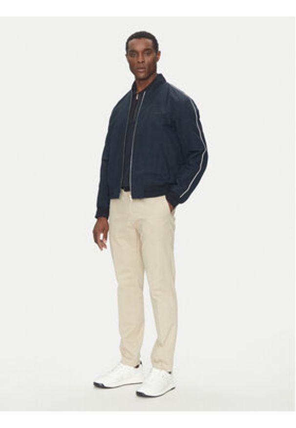 BOSS Kurtka bomber Coltar_PS 50532471 Granatowy Regular Fit. Kolor: niebieski. Materiał: syntetyk
