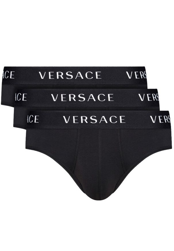 VERSACE - Komplet 3 par slipów Versace. Kolor: czarny
