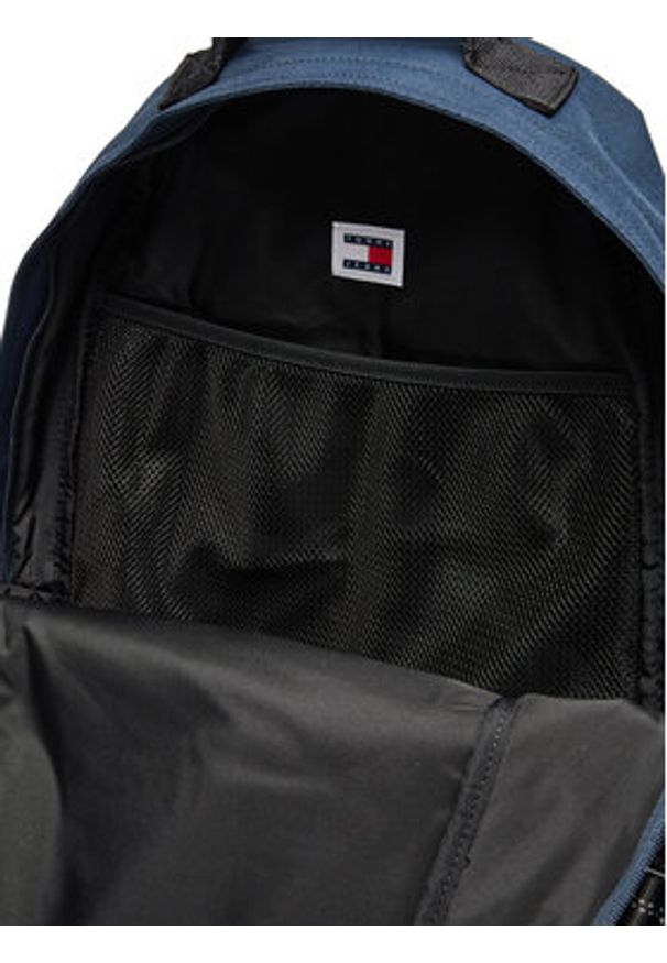 Tommy Jeans Plecak Mochila color block con logo engomado de hombre AM0AM12611 Granatowy. Kolor: niebieski. Materiał: materiał