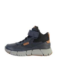 Geox - Buty GEOX J FLEXYPER BOY Niebieski. Kolor: niebieski. Materiał: tkanina, skóra. Sport: turystyka piesza