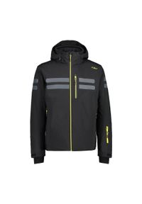 CAMPAGNOLO - Kurtka męska narciarska CMP. Kolor: czarny. Sport: narciarstwo