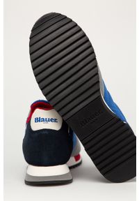 Blauer - Buty. Nosek buta: okrągły. Zapięcie: sznurówki. Kolor: niebieski. Materiał: guma #3