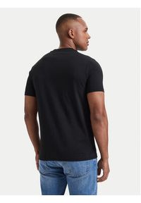 Karl Lagerfeld - KARL LAGERFELD T-Shirt 755071 564250 Czarny Regular Fit. Typ kołnierza: dekolt w karo. Kolor: czarny. Materiał: bawełna #4