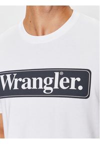 Wrangler T-Shirt 112341133 Biały Regular Fit. Kolor: biały. Materiał: bawełna #3