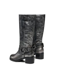 Bronx Kozaki High boots 14291-M Czarny. Kolor: czarny. Materiał: skóra