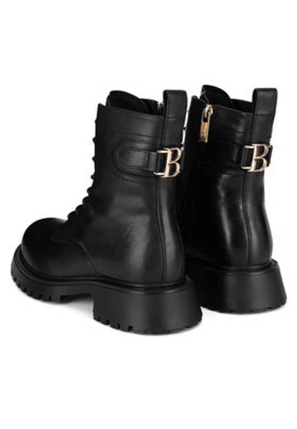 Badura Botki WFA2594-1Z Czarny. Kolor: czarny. Materiał: skóra