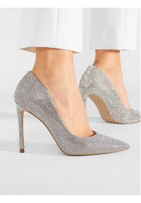 Steve Madden Szpilki Vala-R SM11000751-02003-968 Srebrny. Kolor: srebrny. Materiał: skóra. Obcas: na szpilce #8
