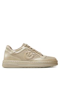 Pinko - PINKO Sneakersy Mandy SS0049 P038 Beżowy. Kolor: beżowy. Materiał: zamsz, skóra