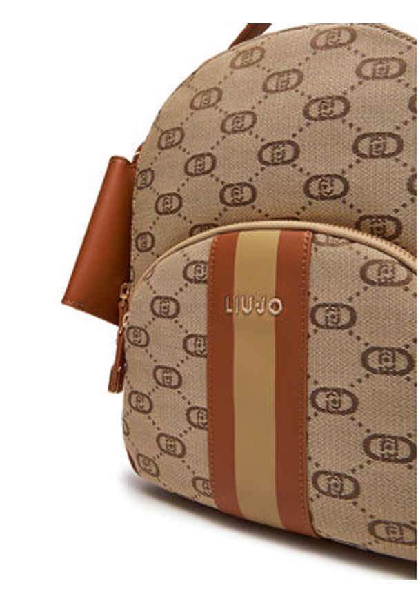 Liu Jo Plecak M Backpack AA5157 T3846 Beżowy. Kolor: beżowy. Materiał: materiał
