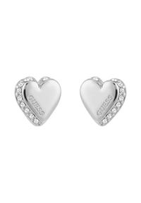 Kolczyki Guess. Materiał: srebrne. Kolor: srebrny #1