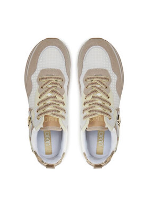 Liu Jo Sneakersy Maxi Wonder 01 BA5013 PX027 Beżowy. Kolor: beżowy. Materiał: zamsz, skóra